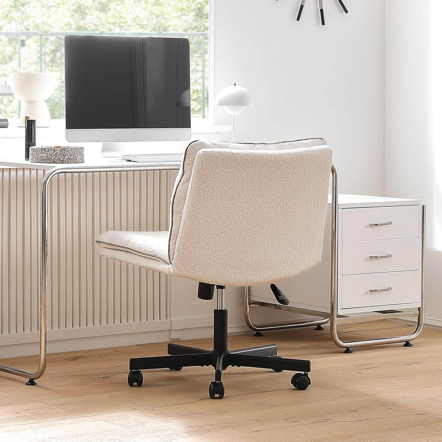 EMIAH 738 Armless Office Desk Chair