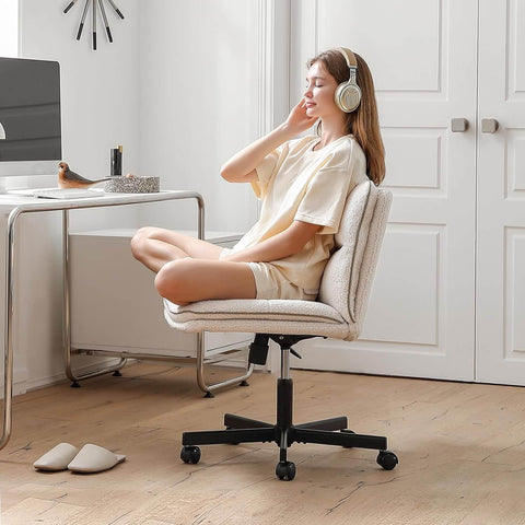 EMIAH 738 Armless Office Desk Chair