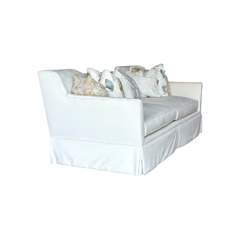 LUXE IVORY THREE SEATER SOFA