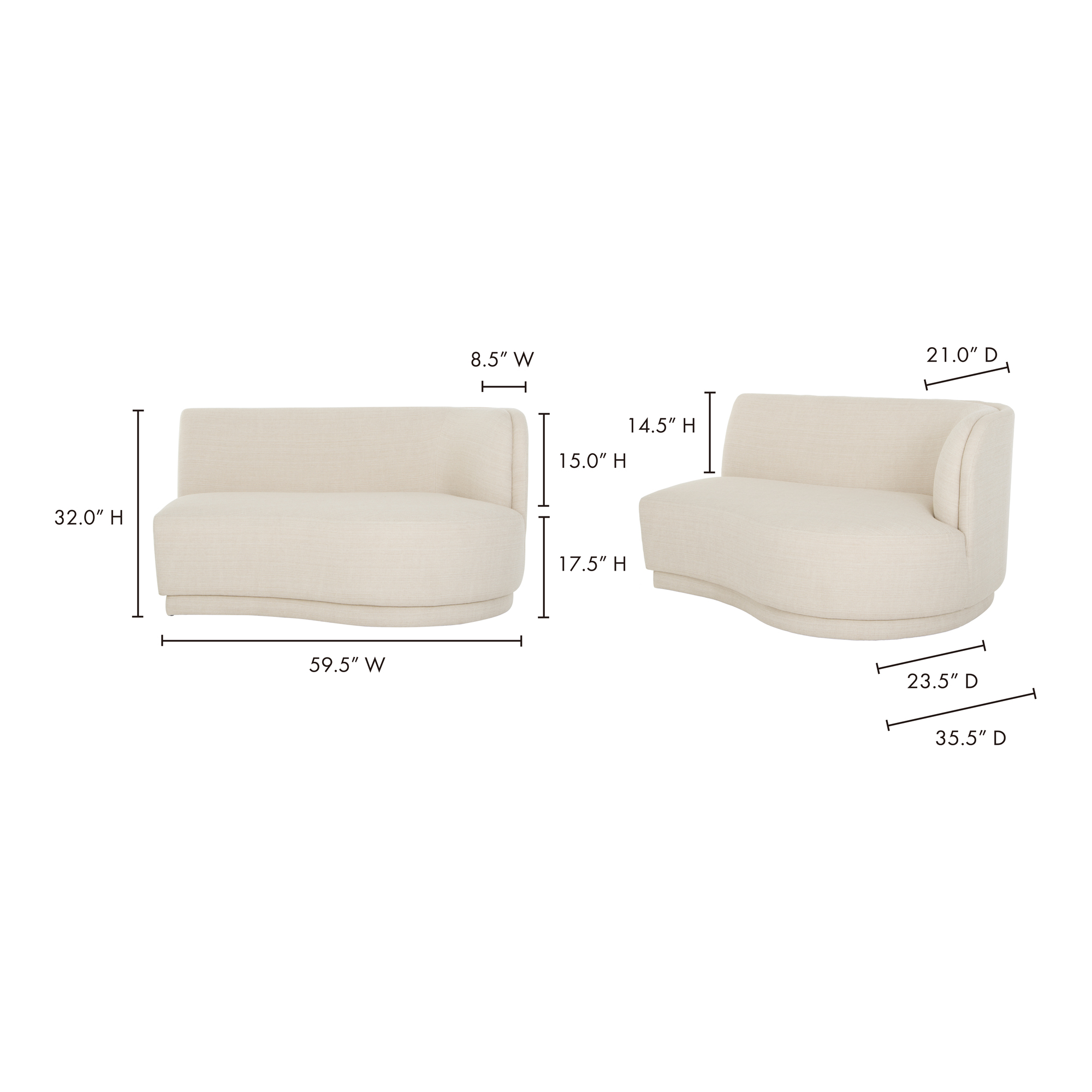 YOON 2 SEAT SOFA